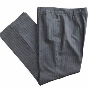 Gray Striped Denim Trousers (328)